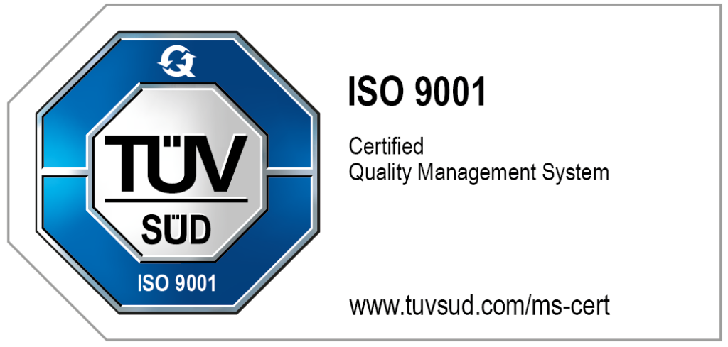 ISO 9001 Certificate