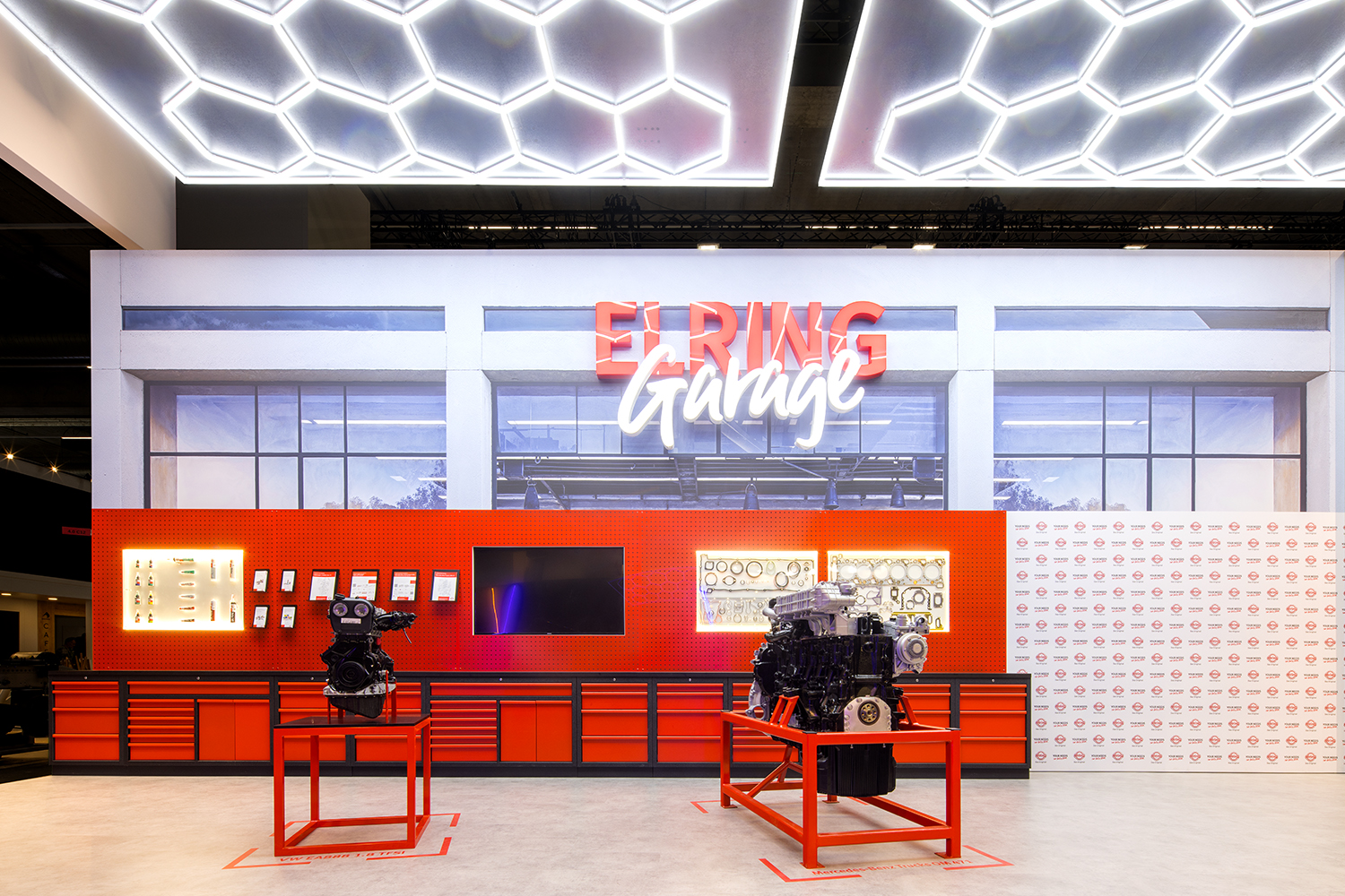 Raumtechnik Messestand für ElringKlinger auf der Automechanik 2024 in Frankfurt