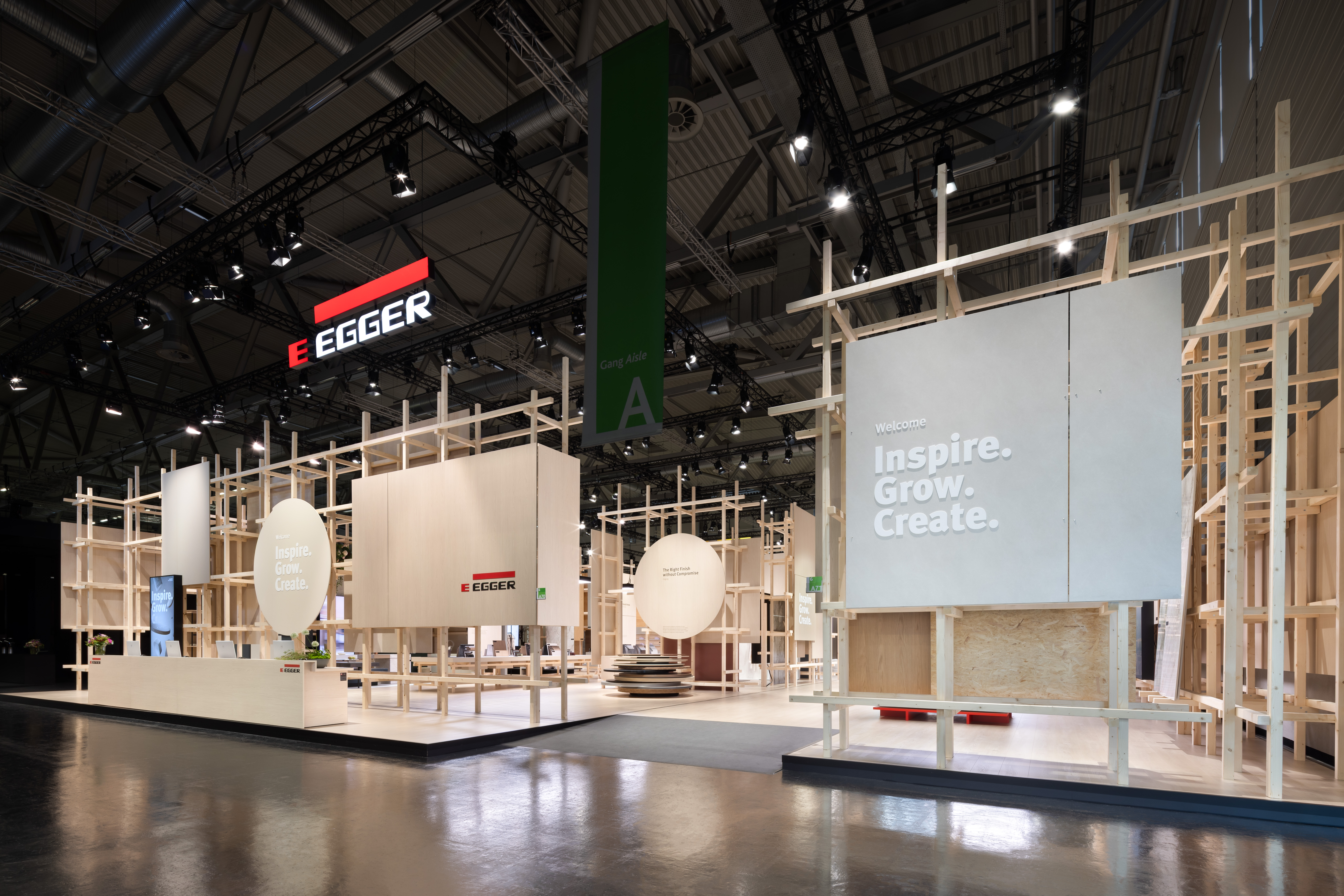 Raumtechnik Messestand Interzum 2025