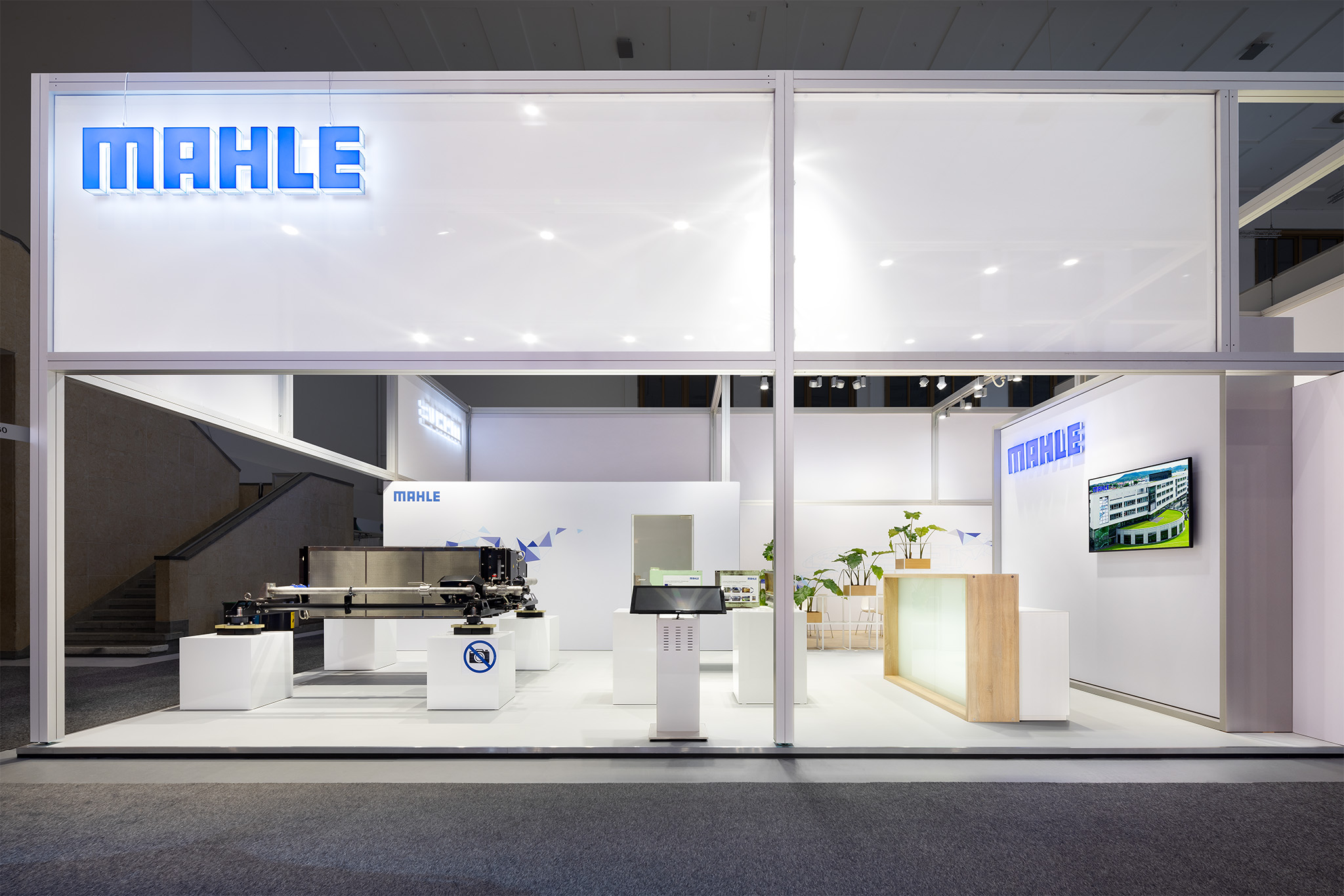 Raumtechnik Messestand für Mahle auf der InnoTrans 2025 in Berlin