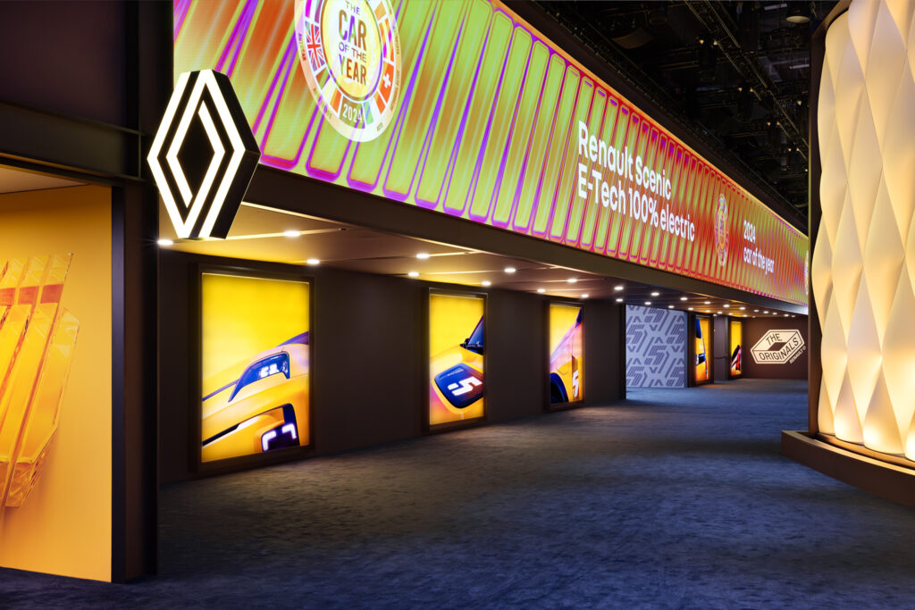 Raumtechnik Fair Stand for Renault at Autosalon 2024 in Genf