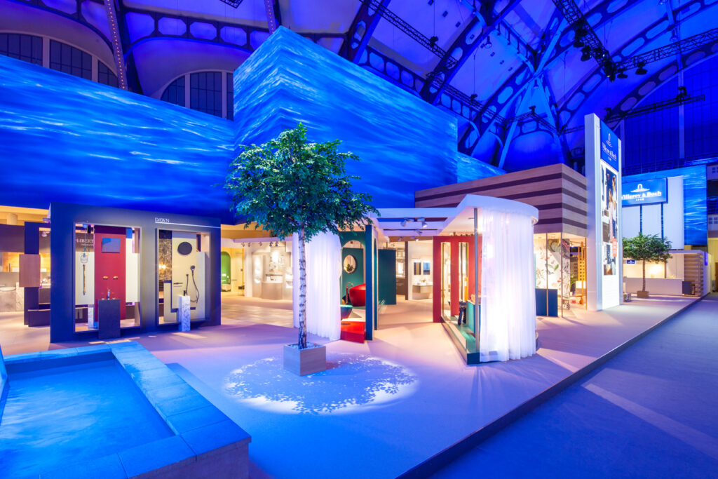 Raumtechnik Exhibition Booth Building for Villeroy & Boch at the ISH in Frankfurt