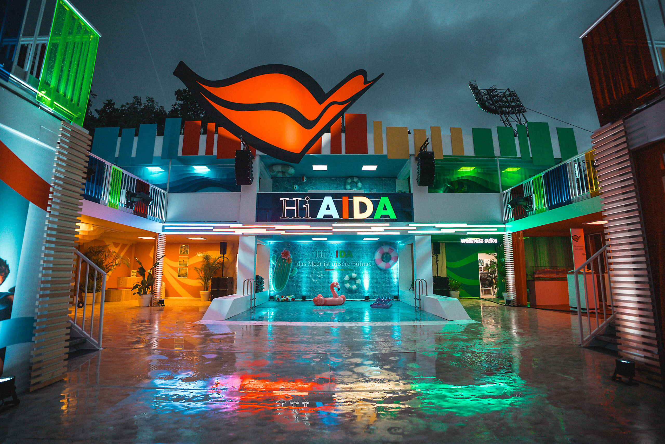 Raumtechnik Standbau AIDA Superbloom in München