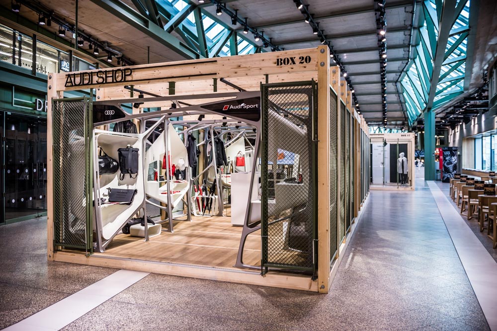 AUDI SPORT PopUp-Store im Bikini Berlin, 21.2.2015