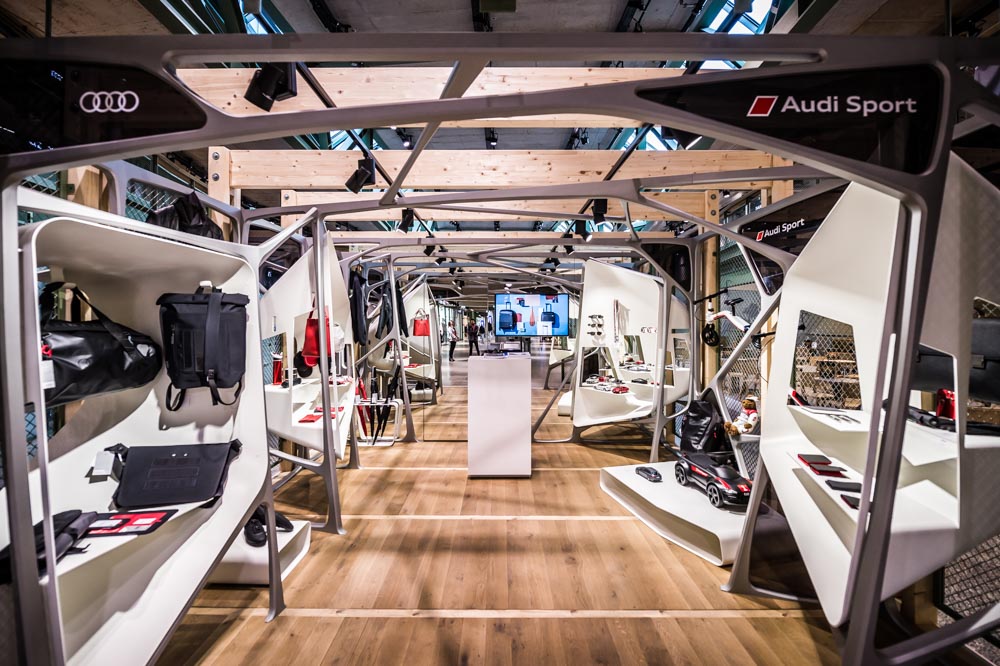 AUDI SPORT PopUp-Store im Bikini Berlin, 21.2.2015