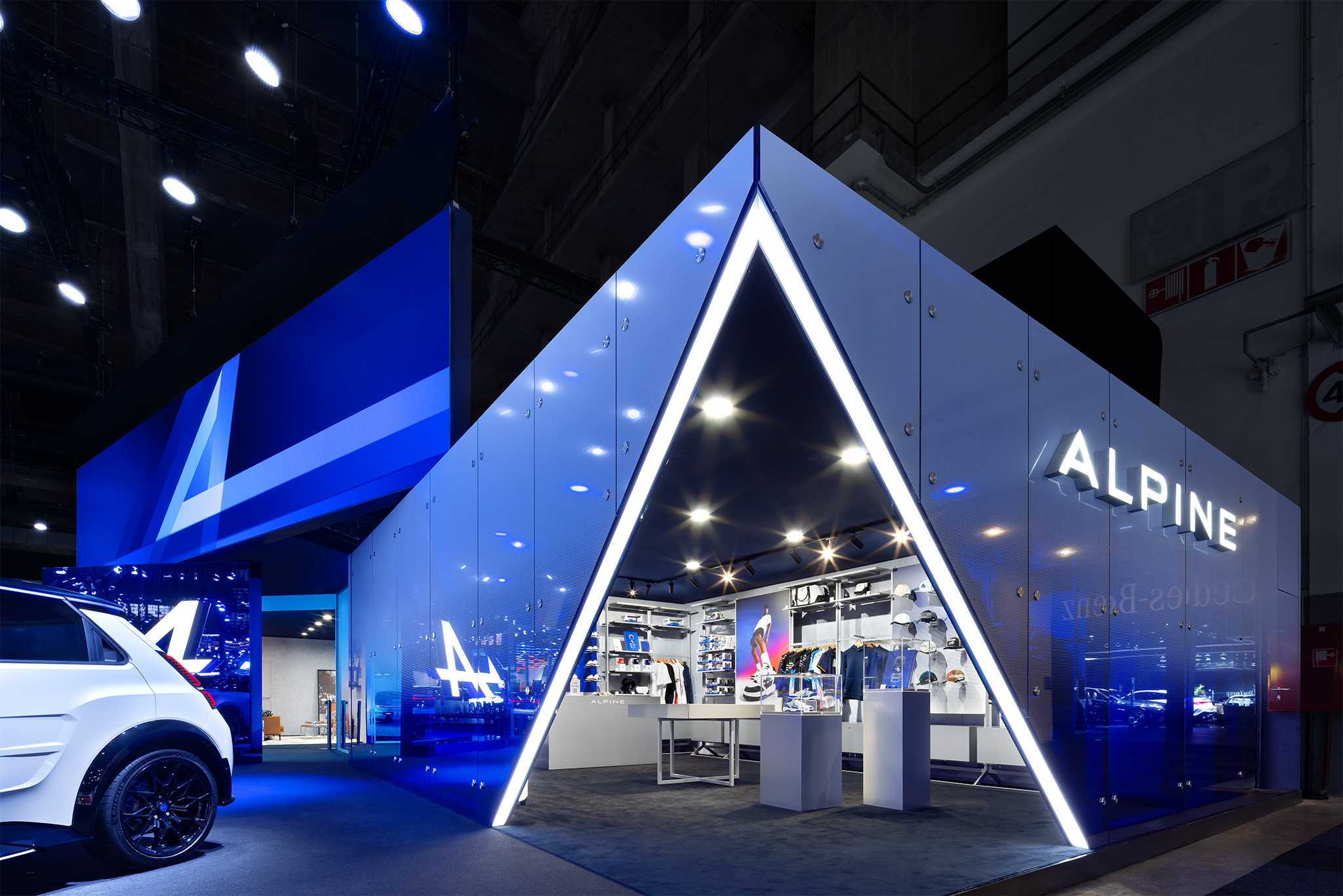 RAUMTECHNIK - ALPINE - SALON DE L_AUTO - BRÜSSEL - STAND PHOTOGRAPHY - #9953 (Ir)