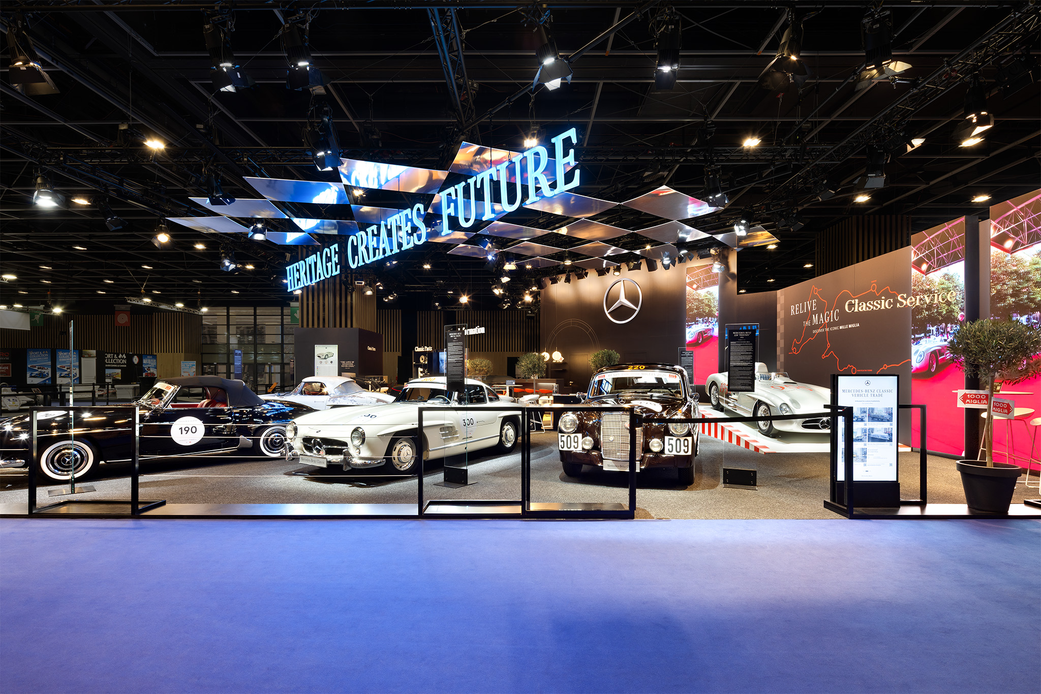 RAUMTECHNIK - MERCEDES BENZ HERITAGE GBH - RETROMOBILE 2026 - PARIS - STAND PHOTOGRAPHY - #0815 (Ir)